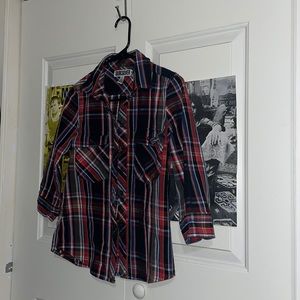 Kids Super Thick QUICKSILVER flannel button down